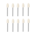 Wool Felt Bullet Polishing Bits 8mm