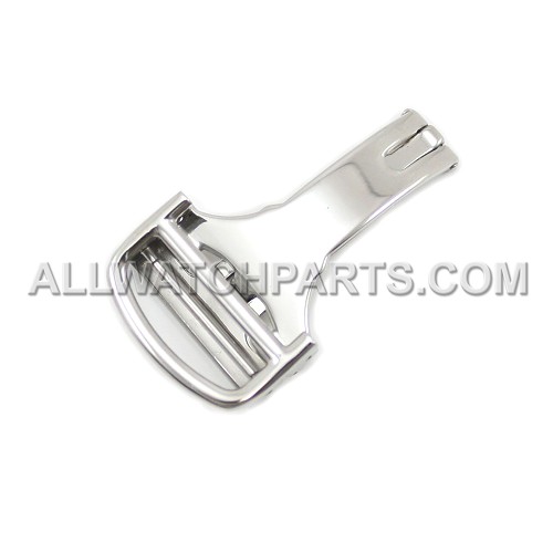 Stainless Steel Deployment Buckle Clasp for Leather Strap (20mm)