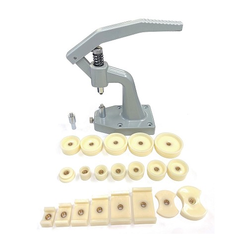 Grey Case Press With 20 Plastic Dies 