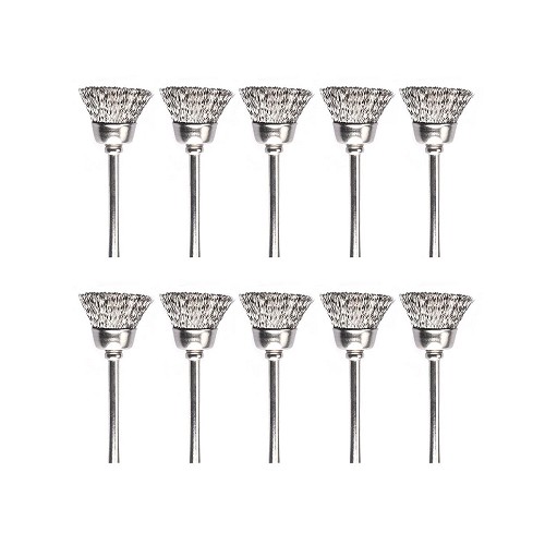 Steel Cup Mandrel Polish Brush 