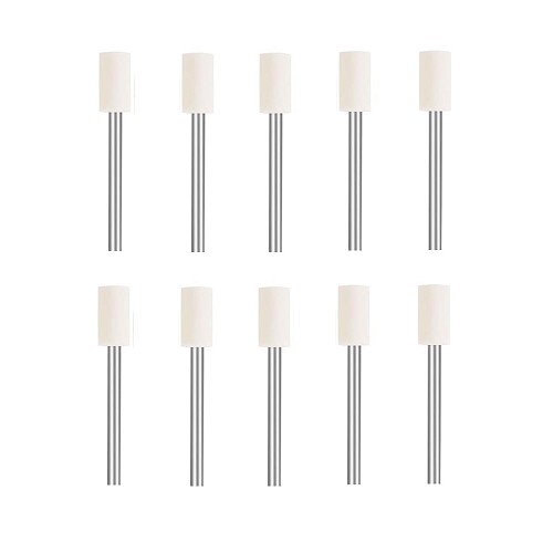 Wool Felt Cylinder Polishing Bits 6mm