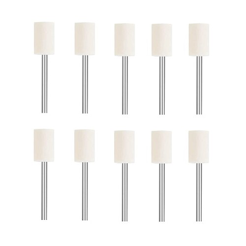 Wool Felt Cylinder Polishing Bits 10mm